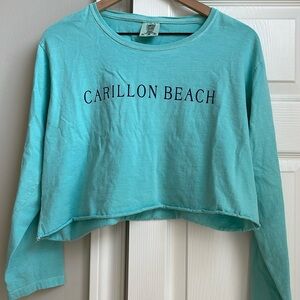 Carillon Beach long sleeve cutoff tee